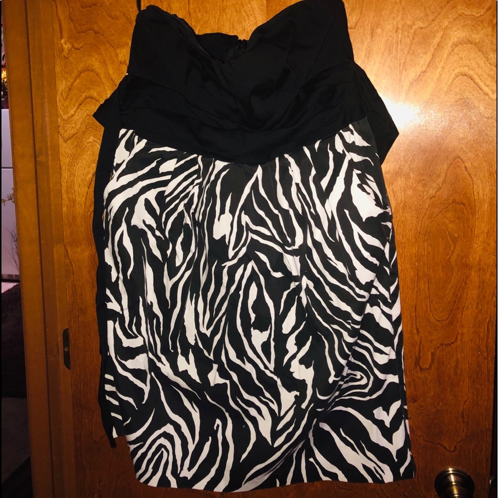 Strapless dress